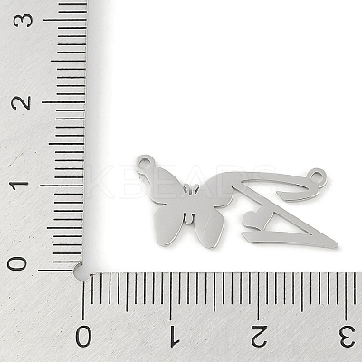 Non-Tarnish 304 Stainless Steel Pendants STAS-L279-002P-Z-1