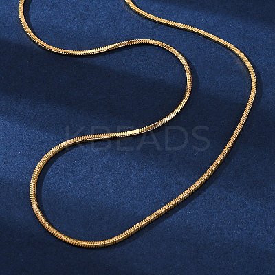 304 Stainless Steel Snake Chain Necklaces MAK-L015-03C-1