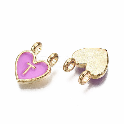 Alloy Enamel Charms ENAM-T012-02T-RS-1