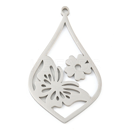 Non-Tarnish 304 Stainless Steel Pendants LS-STAS-Z076-11P-1