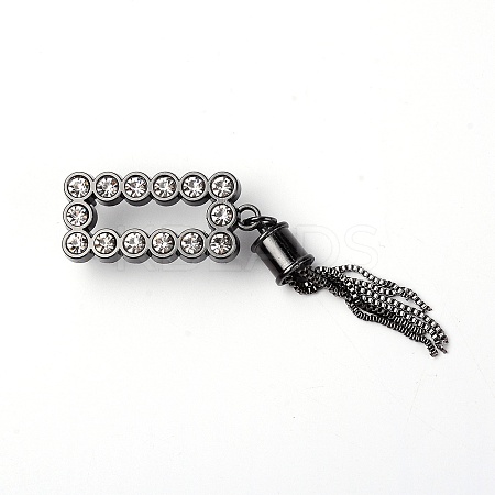 Alloy with Rhinestones Bag Decoration FIND-WH0072-35B-1