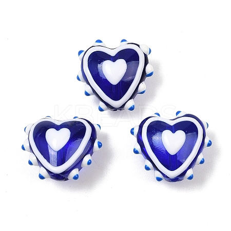 Handmade Lampwork Beads LAMP-D003-02F-1