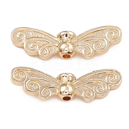 Rack Plating Brass Beads LS-KK-G455-04G-1