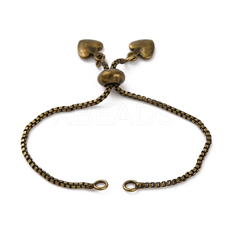 Brass Box Chain Bracelet Makings KK-C071-14AB-1