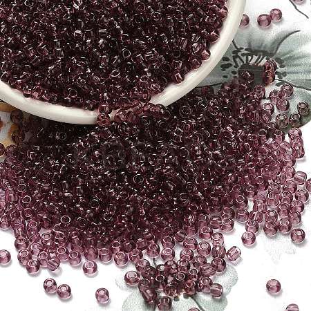 FGB 8/0 Grade A Round Glass Seed Beads SEED-Q006-3mm-F10-1