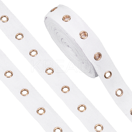 6.25 Yards Flat Cotton Ribbon SRIB-BC0001-15C-1