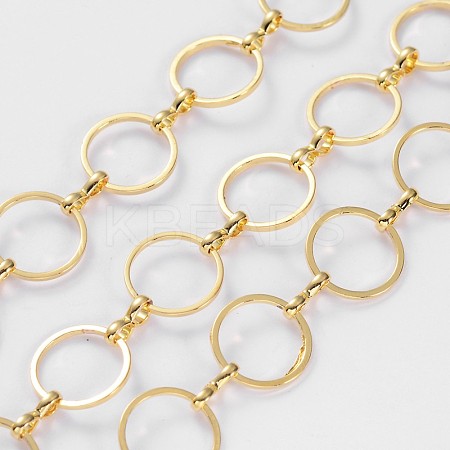 Brass Handmade Chains CHR074-Q12-G-1