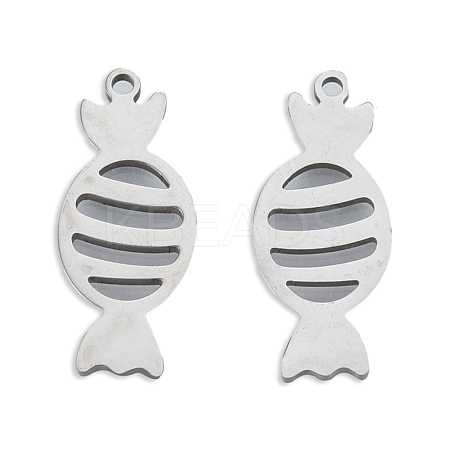 Non-Tarnish 201 Stainless Steel Pendants STAS-N098-128P-1