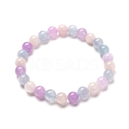 Stone Stretch Bracelet for Girl Women X-BJEW-JB06811-1