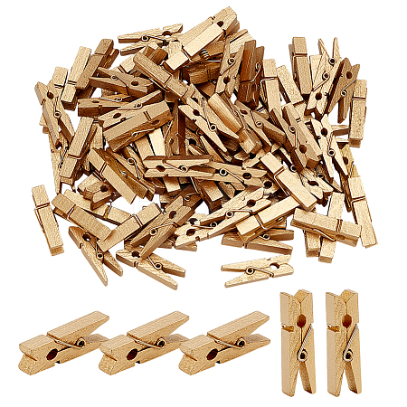 80Pcs Wood Spirit Clips AJEW-ME0001-55-1