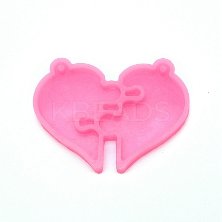Valentine's Day Theme Pendant Silicone Molds DIY-TAC0005-97-1