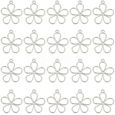 100Pcs Tibetan Style Alloy Pendants FIND-SC0009-48S-1