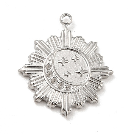 Non-Tarnish 304 Stainless Steel Pendants STAS-A066-21P-1