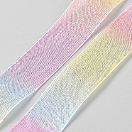 10 Yards Rainbow Color Organza Ribbon OCOR-WH20005-04D-1