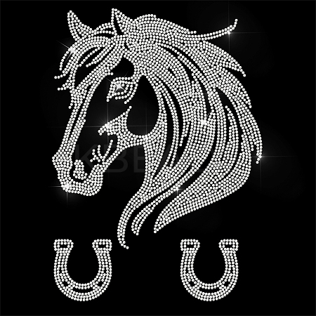 Glass Hotfix Rhinestone DIY-WH0303-801-1