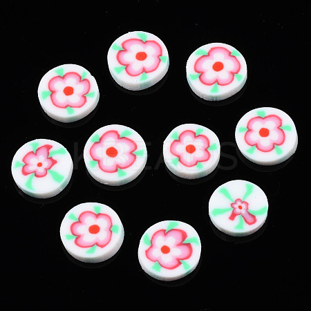 Handmade Polymer Clay Cabochons CLAY-N006-54-1