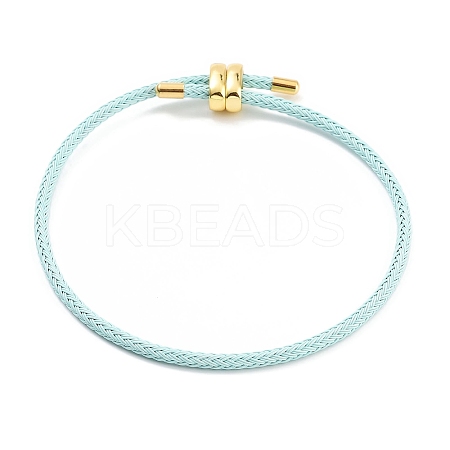 Braided Steel Wire Bracelets Making BJEW-H610-02G-09-1