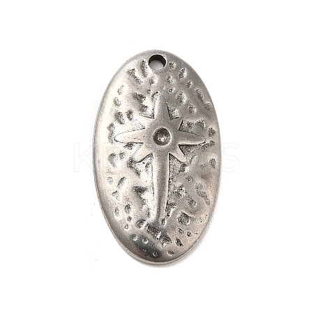 Tarnish Resistant 304 Stainless Steel Pendant Rhinestone Settings STAS-I694-05P-1