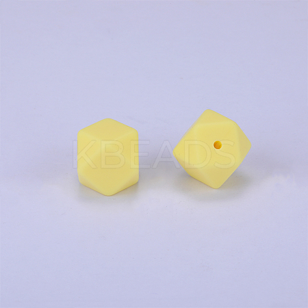 Hexagonal Silicone Beads SI-JX0020A-91-1