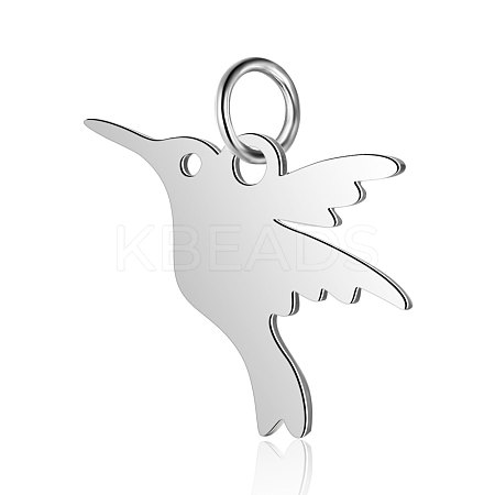304 Stainless Steel Charms STAS-S105-T522S-1
