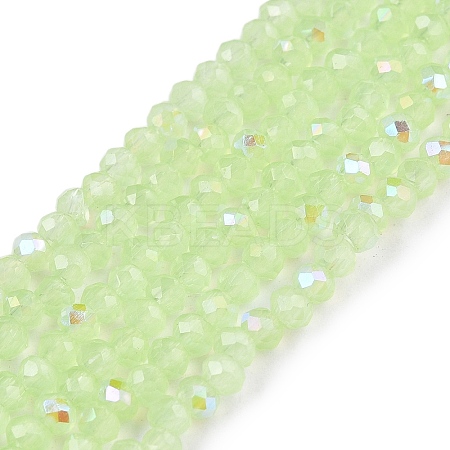Electroplate Glass Beads Strands EGLA-A044-J1mm-L08-1