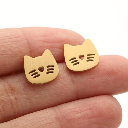 304 Stainless Steel Studs Earring PW23042588283-1