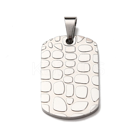 304 Stainless Steel Pendants STAS-F323-04P-1