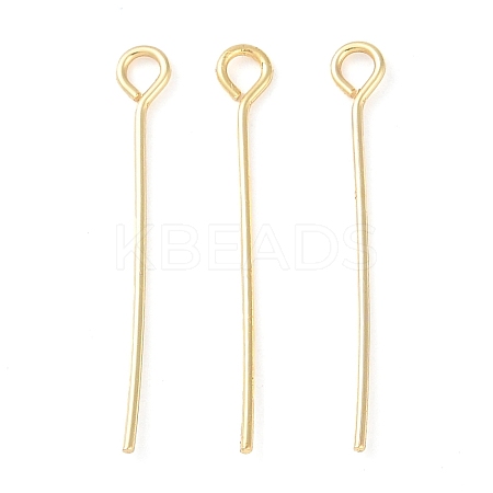 Brass Eye Pins KK-N254-48C-G-1