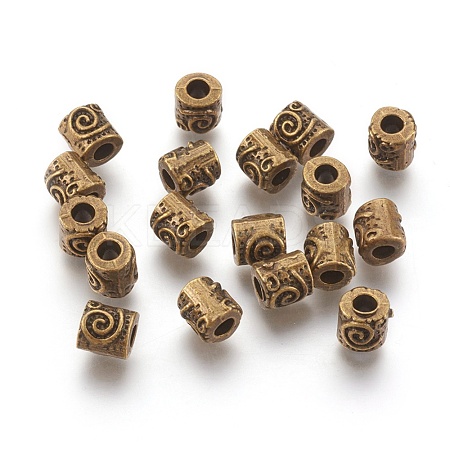 Tibetan Style Alloy Beads MLFH10235Y-NF-1