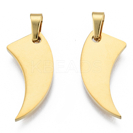 Ion Plating(IP) 201 Stainless Steel Pendants STAS-N098-199LG-1