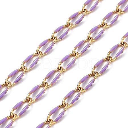 304 Stainless Steel Handmade Beaded Chain CHS-K019-02G-06-1