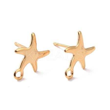 201 Stainless Steel Stud Earring Findings STAS-K241-11G-1