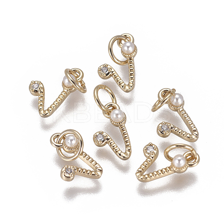 Brass Charms KK-L179-08V-G-1