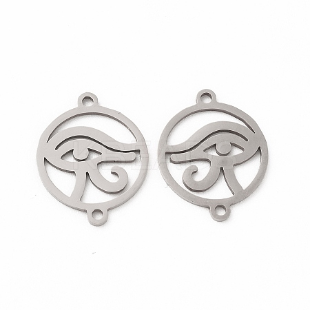 Tarnish Resistant 201 Stainless Steel Connector Charms X-STAS-K251-089P-1