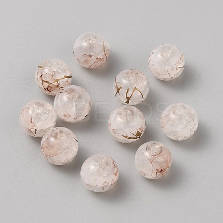 Handmade Drawbench Lampwork Beads FIND-WH0152-572A-1