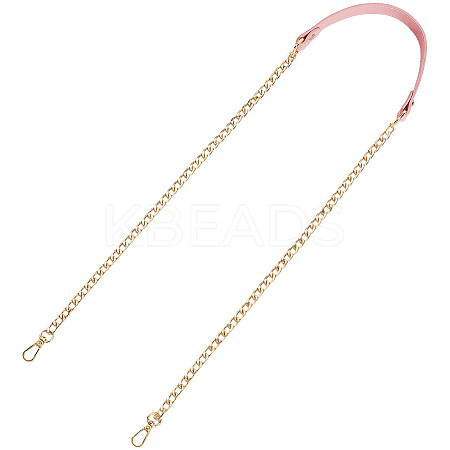 Imitation Leather & Alloy Crossbody Purse Chains FIND-WH20033-034D-LG-1