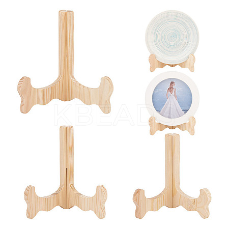 3 Sets 3 Styles Wood Display Stands ODIS-GA0001-63-1