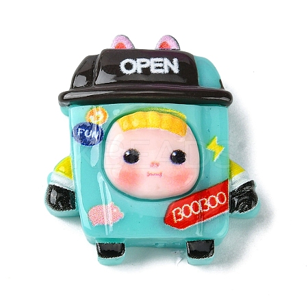 Cartoon Boy Opaque Resin Decoden Cabochons RESI-C045-03A-1