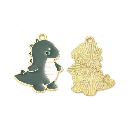 Alloy Enamel Pendants ENAM-F144-09G-1