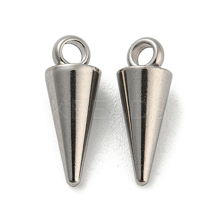 Non-Tarnish Rack Plating 201 Stainless Steel Charms STAS-S119-110P-1