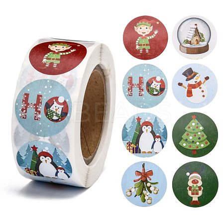 Christmas Roll Stickers DIY-J002-B03-1