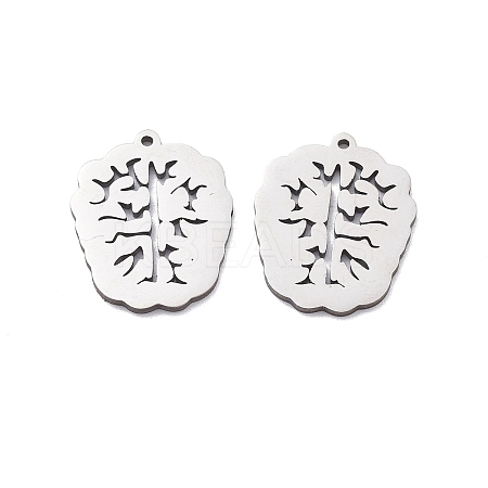 201 Stainless Steel Pendants STAS-V001-23-1