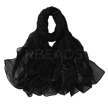 Rectangle Polyester Tippet AJEW-WH20064-30A-1