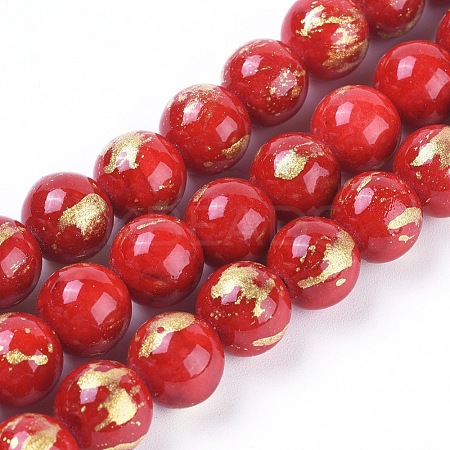 Natural Mashan Jade Beads Strands X-G-F670-A14-6mm-1