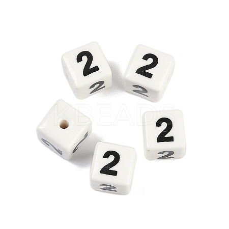 Glazed Porcelain Beads PORC-R003-07-02-1