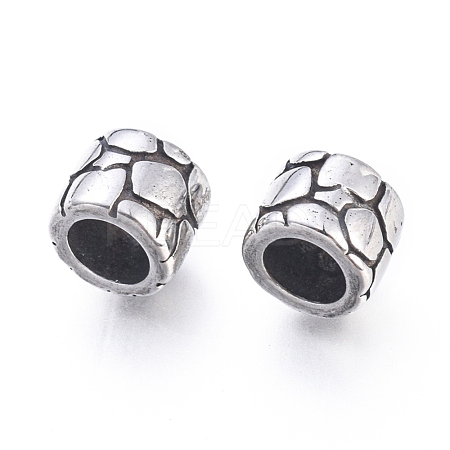 304 Stainless Steel European Beads STAS-M274-111AS-1