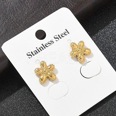 304 Stainless Steel Stud Earrings for Women LS-STAS-Z117-12G-1