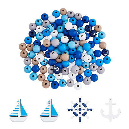 DIY Ocean Theme Jewelry Making Finding Kit DIY-FH0005-29-1