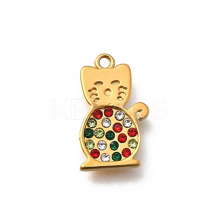 304 Stainless Steel Pendants STAS-Z160-08G-04-1