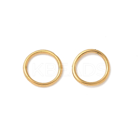 304 Stainless Steel Closed Jump Rings X-STAS-L300-001G-1